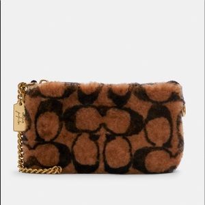 *LIMITED EDITION* Coach x Jennifer Lopez Nolita 19 in Signature Shearling purse